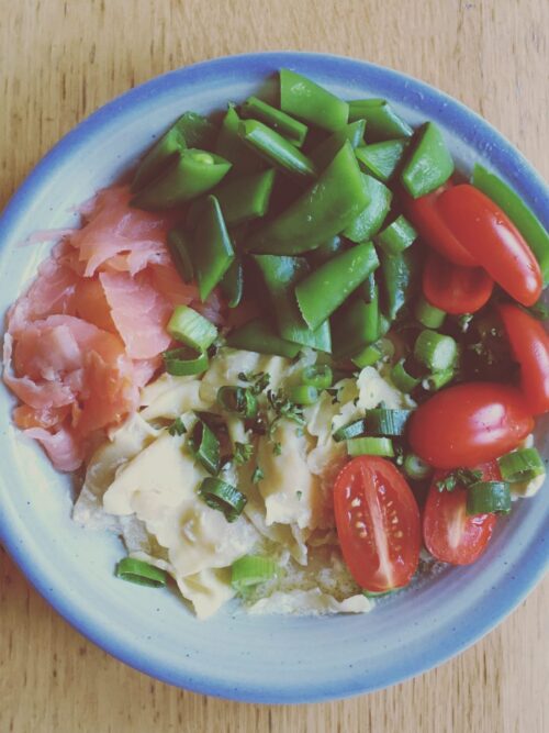 Ravioli met groenten en zalm - KOOK DAN! - Ingelise