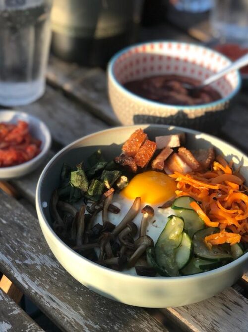 Bibimbap - Korean rice bowl - KOOK DAN