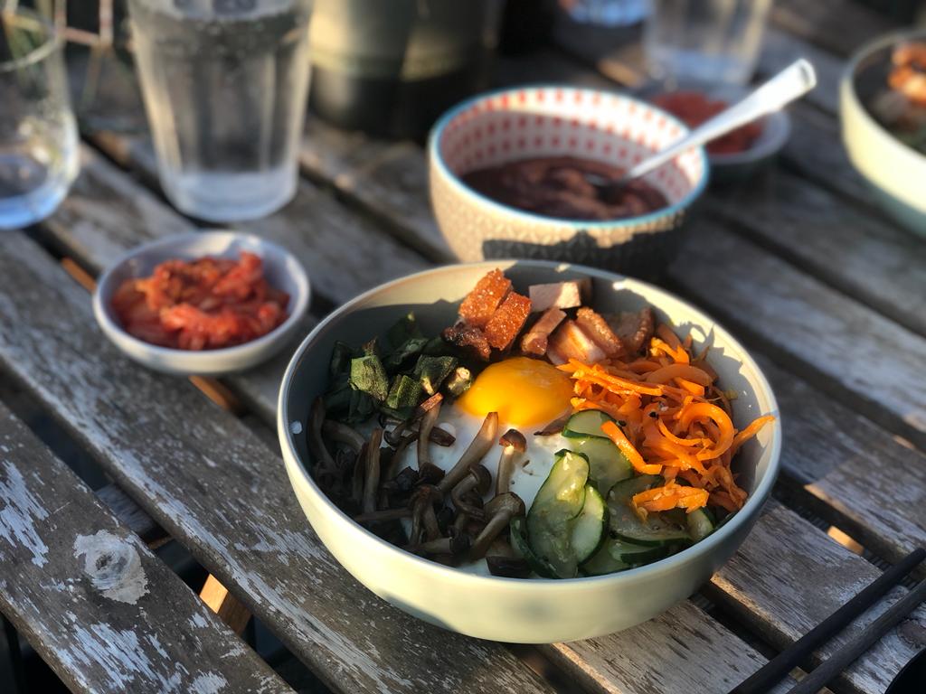 Bibimbap - Korean rice bowl - KOOK DAN